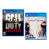 Combo Pack Call Of Duty Vanguard + Scarlet Nexus Ps4 Nuevos*