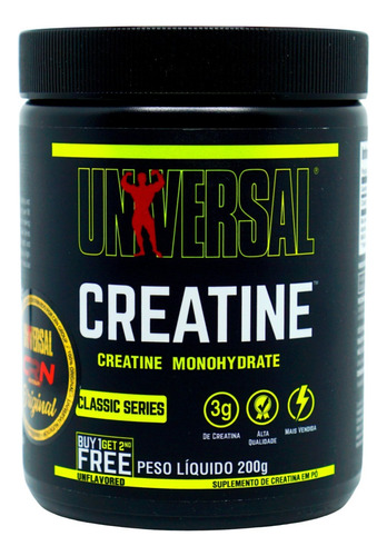 Creatine 100% Pure - 200 Gr Creatina ( Creapure ) - Original