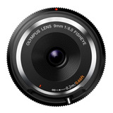 Olympus 9 mm F8.0 fisheye Tapa De Cuerpo Bcl-0980 lente