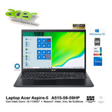 Laptop Acer Aspire-5  Core I5-1135g7 8gb 128+1tb 15.6fhd W10