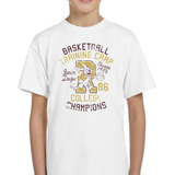 Remera De Niño Campamento De Entrenamiento Basquet