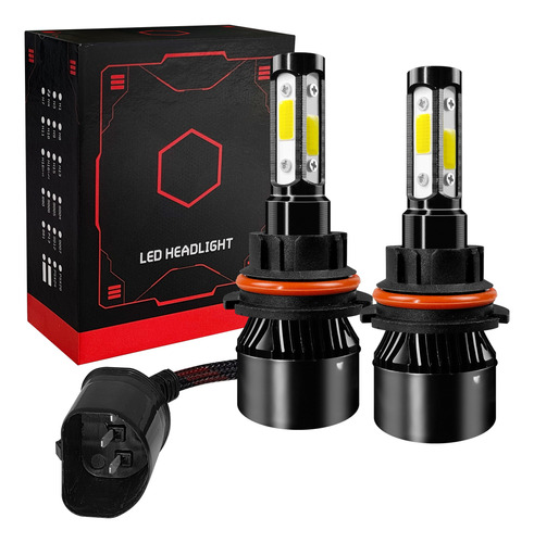 Kit De Faros Cuádruples 9004 9007 H4 H13 Led Rayo 