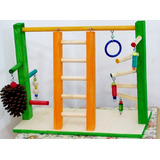 Brinquedo Playground Poleiro Calopsita Mod6 Verde
