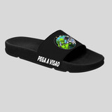 Chinelo Slide Masculino Personalizado Estampa Et Astronauta