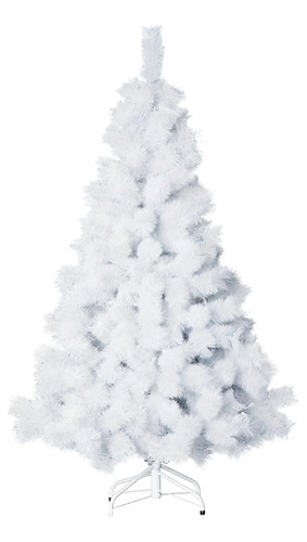 Árvore De Natal Pinheiro Branco Luxo 260 Galhos A0115b