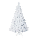 Árvore De Natal Pinheiro Branco Luxo 566 Galhos A0121b
