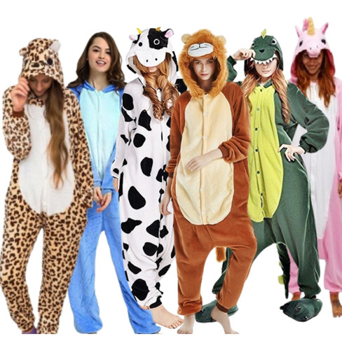 Pijama Kigurumi Grandes Animales Mameluco Disfraz Vtt