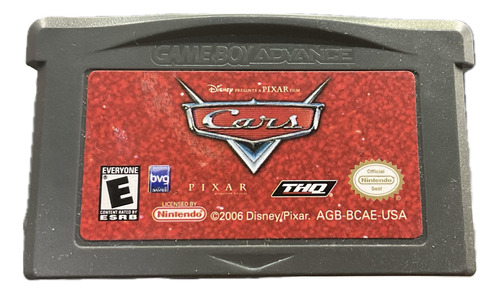 Cars Gameboy Advance Original Garantizado *play Again *