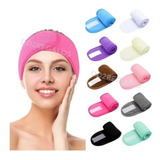Vincha De Toalla Cosmetologia Maquillaje Spa Colores X2
