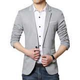 Trajes De Hombre Blazer Casual De Un Solo Pecho Para Hombre