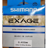 Línea Pesca Shimano Exage Extra Strong 0.405 Mm Monofilament