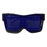 Gafas Inteligentes Personalizables Gafas Con Luz Led Fiesta Color Azul