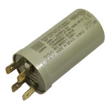  Capacitor  4uf 400vac 4 Pinos 5,5x3cm  Kit Com 2 Pçs