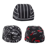 3pcs Gorras De Chefs Cocinero Panadero Restauración Bandana