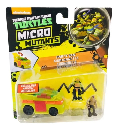 Tortugas Ninja Micro Vehículos De Colección - Furgoneta