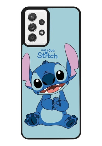 Funda Protector Para Samsung Lilo Y Stitch Personaje Azul 