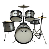 Batería Junior 5 Piezas Boss Acustica Junior Drum Set Jb1046