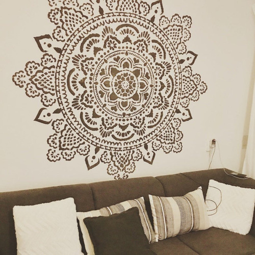 Stencil Mandala Alwar 50x50 - Cupa Home Deco