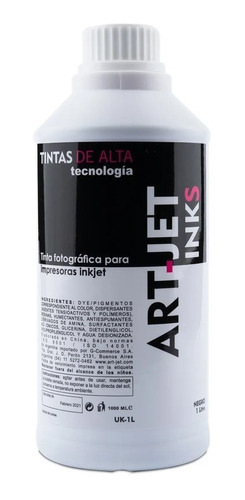 Tinta Art-jet L380 L395 L455 L475 Comercial X1 Litro