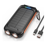 Nuynix Cargador Solar-power Bank - Cargador Portatil De 3880