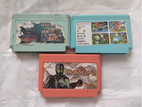 3 Cartuchos Familygame Famicom