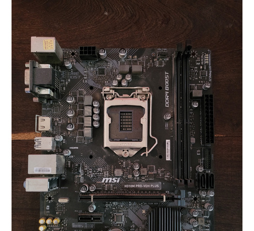 Motherboard Msi H310m Pro-vdh Plus Intel1151 8va 9na Ddr4 Pc