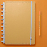 Cuaderno Inteligente Grande De Color Naranja Pastel 80f