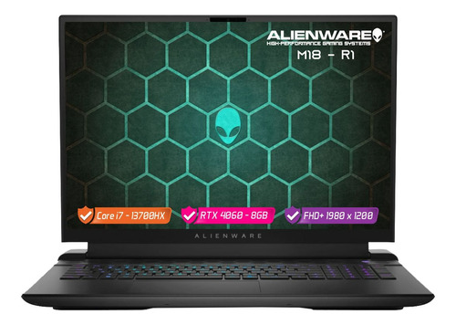 Portátil Alienware M18 Core I7 13th 64gb 1tb Rtx 4060 480hz
