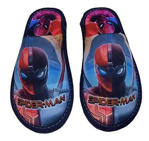 Pantuflas Infantil  Personajes Spiderman Del 24 Al 34 