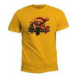 Camiseta Estampada Mario Navidad Videojuego Hombre Irk 