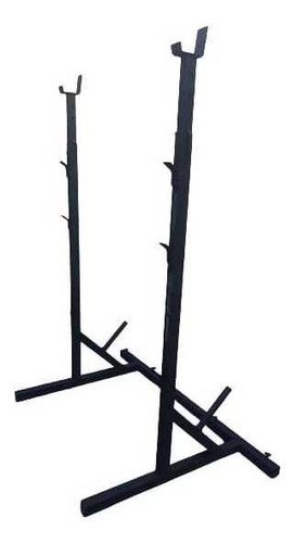 Rack Regulable Sentadillas Pecho Plano Inclinado, L. Spartan