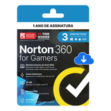 Antivírus Norton 360 Gamers - 3 Dispositivos - 12 Meses Esd