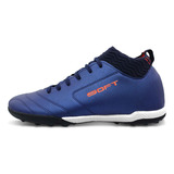 Botines De Futbol Con Media, Pista, Unisex Soft 310