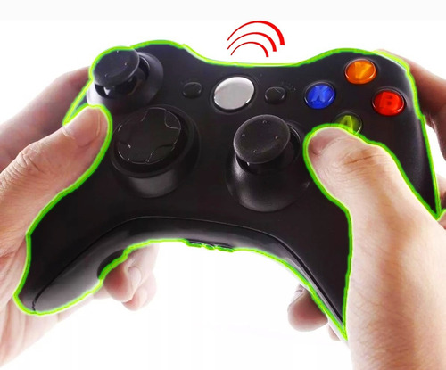 Controle Gamer Para Xbox 360 Ou Pc Sem Fio Para Jogar Jogo