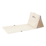 Silla De Playa Con Respaldo, Asiento Cojín Plegable,