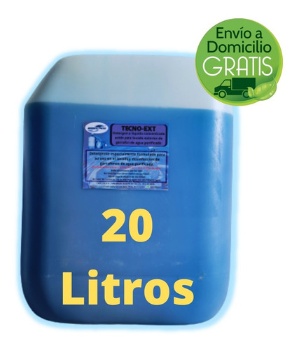  20lts Jabon Exterior Abrillantador Para Garrafon De Agua