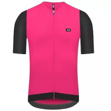 Jersey Manga Corta Magenta Escalador Rosa Fluo -talavera