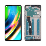 Tela Touch Display Lcd Compativel Moto G9 Plus Xt2087 C/aro