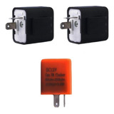 3x 12v 2 Pines De Frecuencia Ajustable Led Flasher Relay