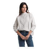 Chaleco Sweater Mujer Ligero Suave Jersey Cuello Alto Froens