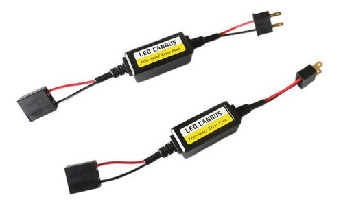 2 Piezas Led Faro Canbus Resistencia Noerror Decodificador