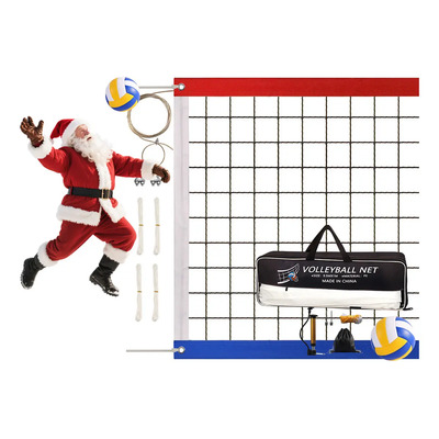 JCHEN® Red de Voleibol Playa 9.5m con Cable de Acero, Balón y Accesorios JCHEN | Envío gratis