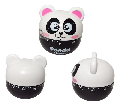 Temporizador De Cocina Sesenta Minutos Oso Panda Cuerda