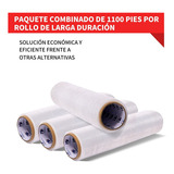 Papel Film Para Embalar 320 M Strech Alusa Pack 6 Unidades