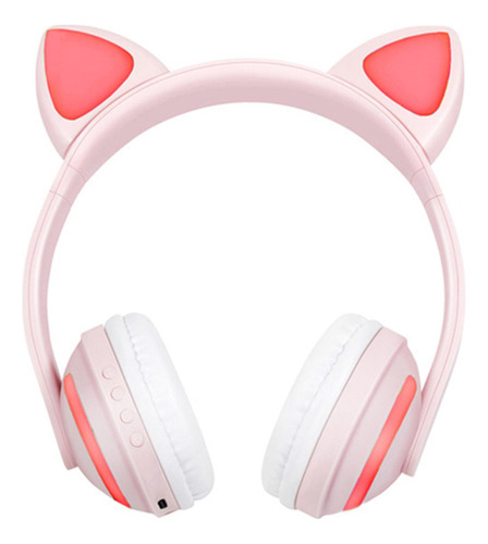 Auriculares Inalámbricos Estéreo Con Orejas De Gato Que