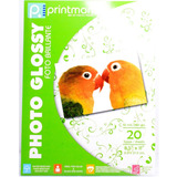Printman Photo Glossy 8x11  20h 260g/m Inyección De Tinta 