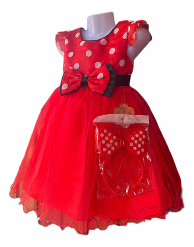 Vestido Princesa Minnie Colores