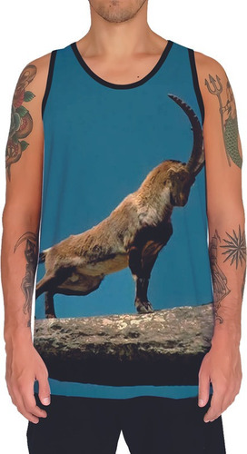 Camiseta Regata Unissex Animal Cabra Cabrito Bode Fazenda 5