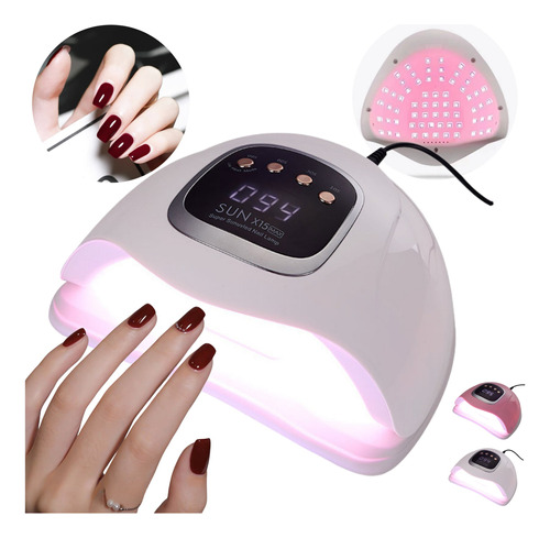 Lampara De Uñas Uv Profesional 320w/66 Led Secador Uñas