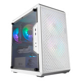 Gabinete Gamer Cooler Masterbox Q300l White M-atx Acrilico